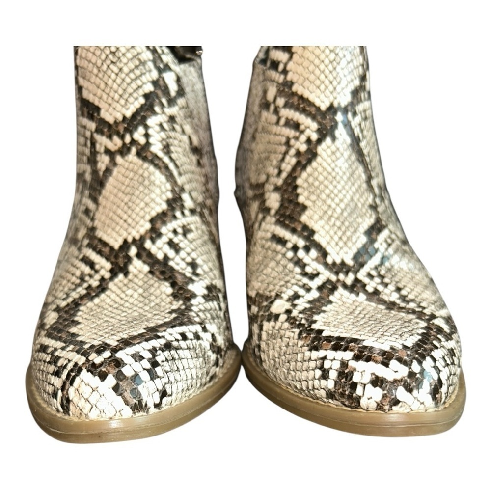 A.N.A. Memory Foam Booties D Snake Ankle Boots size 8.5 Slip-on Multicolored - Picture 6 of 8
